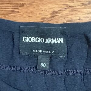 Giorgio Armani vintage Navy Ribbed sweater 90s style